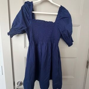 Hill House Mini Navy Blue Dress